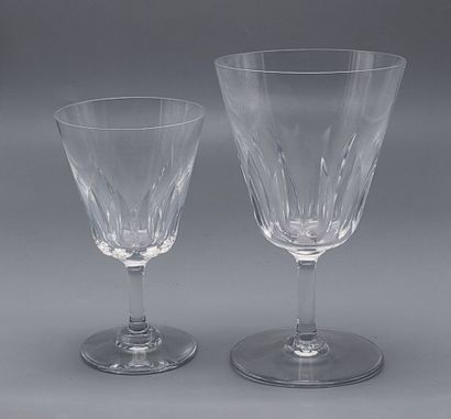 BACCARAT France
Partie de service de verres...