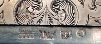 RUSSIA, 19th century
Silver case engraved...