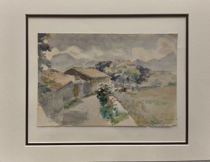 André JACQUES (1880-1960)
Hameau de Fourenière...