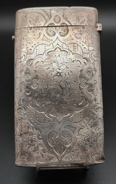RUSSIA, 19th century
Silver case engraved...