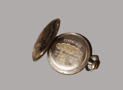 OMEGA, 1900
Silver gousset watch 
Grand Prix...