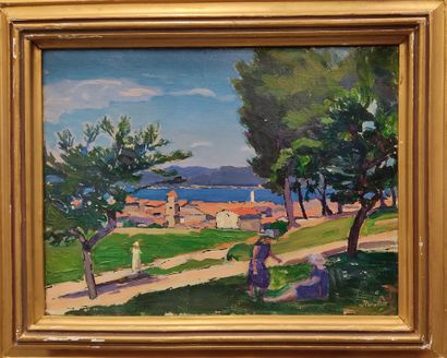 Jacques PEROTTO (1879-1937) 
Midi landscape,...