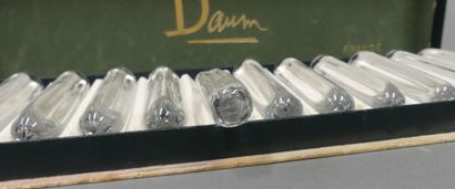 DAUM
Coffret de douze portes couteaux en...