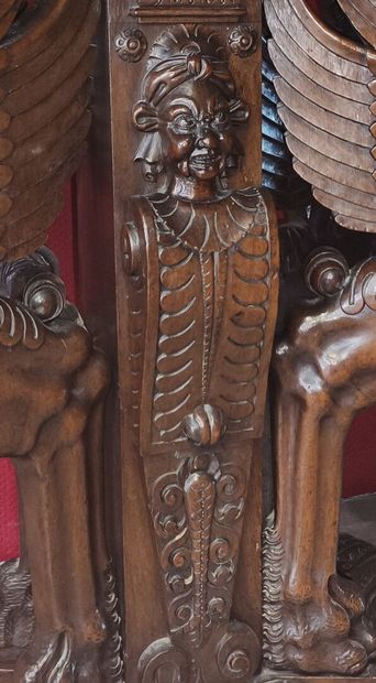 Louis XIII-style walnut dresser in the taste...