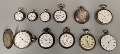 OMEGA, 1900
Silver gousset watch 
Grand Prix...