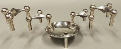 Hans NAGEL & Werner STOFF, circa 1970
Chrome-plated...
