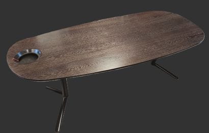 KEI by Bulo Design: Desk, non-symmetrical...