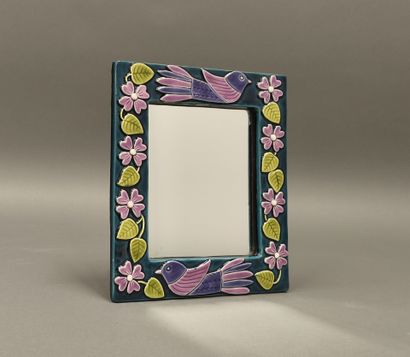 MITHÉ ESPELT (1923-2020) 
Ceramic mirror...