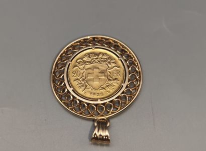 20 francs Helvétia 1935 pendant (eagle)
Total...