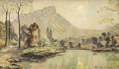 Henri MEGE (1904-1984) 
Après-midi de novembre...