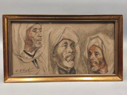 Edmond VALES (1918-2001) 
Study of the Faces...