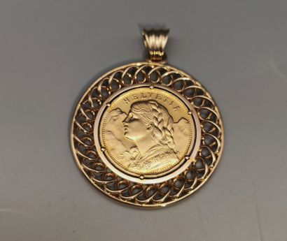 20 francs Helvétia 1935 pendant (eagle)
Total...