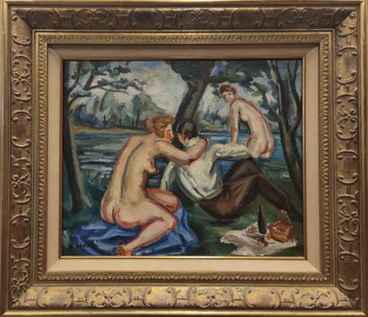 André FAVORY (1888-1937) : Le déjeuner sur...