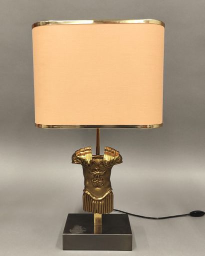 In the style of Monique GERBER 
Bronze lamp...