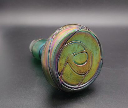 Attributed to LOETZ
Sulfur vase in iridescent...