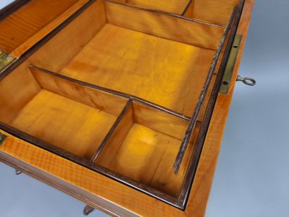Small Charles X period book table with foliate...