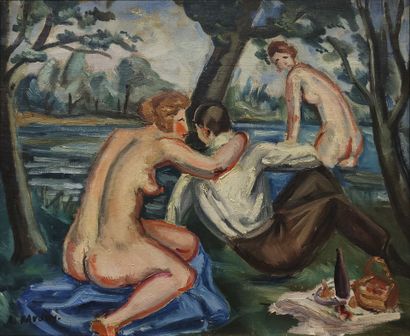 André FAVORY (1888-1937) : Le déjeuner sur...