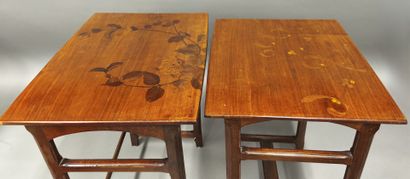 Louis MAJORELLE (1859-1926) 
Suite of 4 nesting...