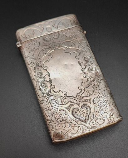 RUSSIA, 19th century
Silver case engraved...