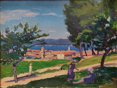 Jacques PEROTTO (1879-1937) 
Midi landscape,...