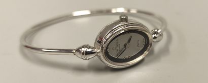 MICHEL HERBELIN
Watch in silver-plated metal...