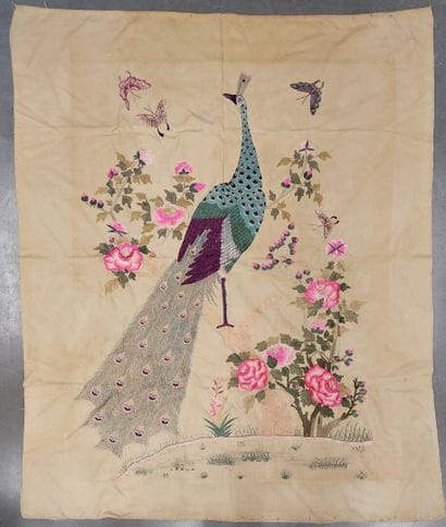 INDOCHINA, early 20th century
Embroidered...