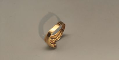 Gold ring (eagle), debris
weight 1.9 g