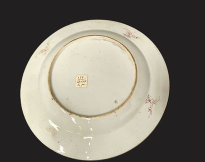 CHINA 18th century
Suite of 6 Famille Rose...