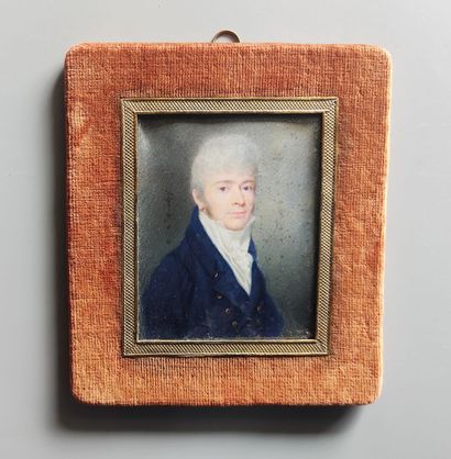 École française, début XIXe
Portrait d'homme...