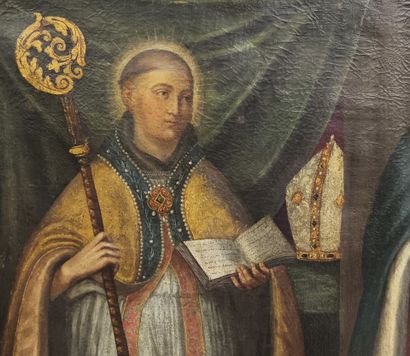 17th century school
Seated Virgin Mary holding...