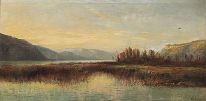Jean REIGNIER (1861-1948)
Le lac du Bourget
Huile...