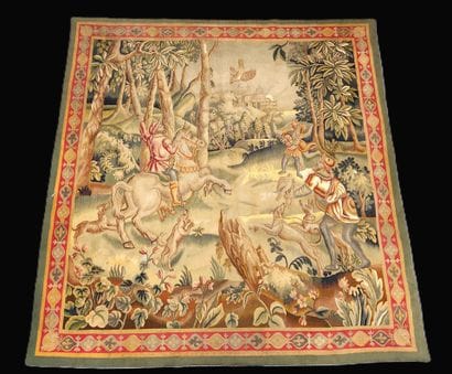 Wool tapestry decorated with Maximilian's...