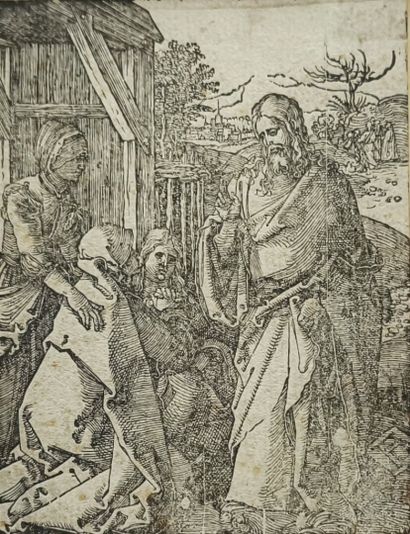 Albrecht DURER (1471-1528). Christ taking...