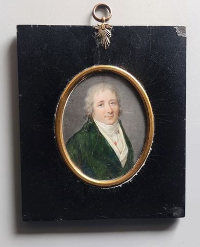 French school, circa 1780. Portrait of a...