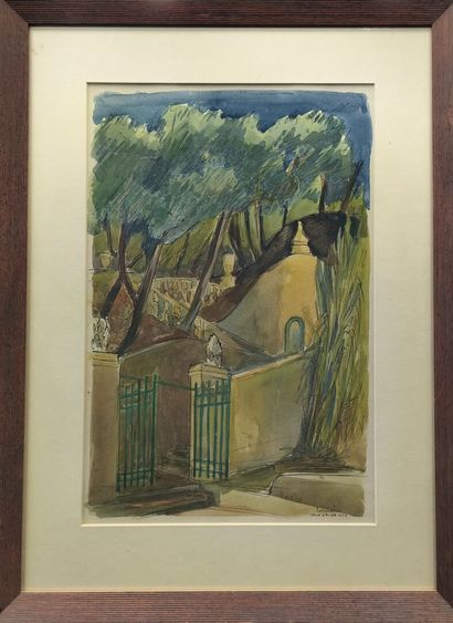 Roberto TERRACINI (1920-1974). Landscape...