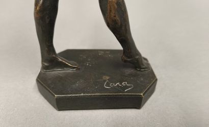 LARA (20th century). Dancer with arms extended
Bronze...