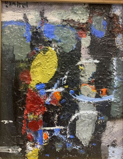 Jacques YANKEL (1920-2020). Abstract composition
Oil...