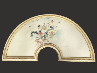 Late 19th century French school. L'amour...