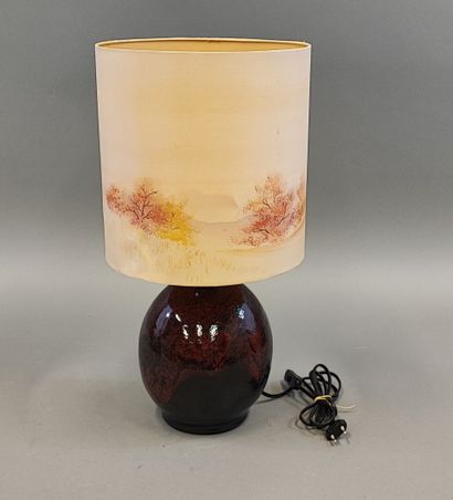 Daniel CULIS (1944-2021). Ovoid lamp base...