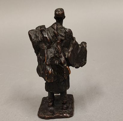 Gaston BROQUET (1880-1947). Woman with bundles
Brown...