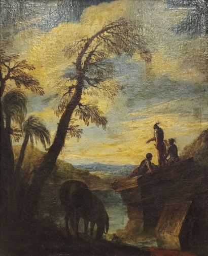 Jacques Ignace PARROCEL (1667-1722). Landscape...