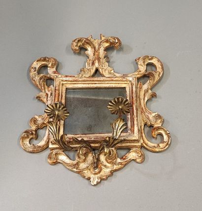 Pair of Venetian-style two-armed sconces...