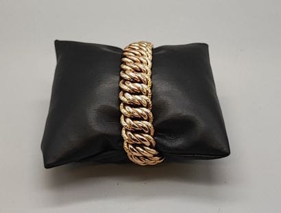 American link bracelet in 18K (750) yellow...