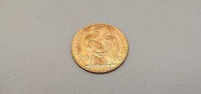 20 franc gold coin Marianne au coq 1911....