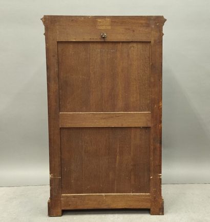Rectangular chiffonier with bird's-eye maple...
