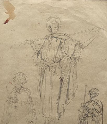 Alfred DEHODENCQ (1822 - 1882). Study of...