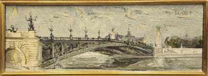 Jean Paul BRUSSET (1909 - 1985). Paris, Pont...
