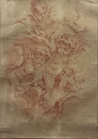 François BOUCHER (1703-1770) after, engraved...