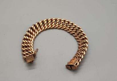 American link bracelet in 18K (750) yellow...