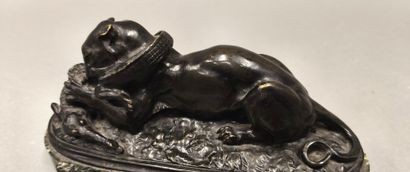 Antoine-Louis BARYE (1796-1875). Tiger devouring...
